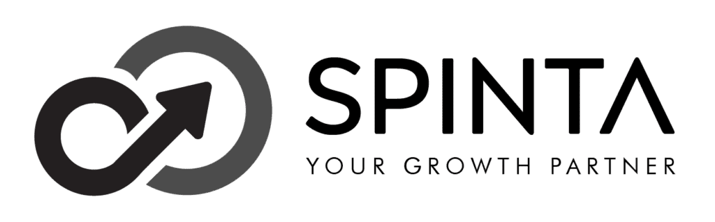 Spintadigital black logo
